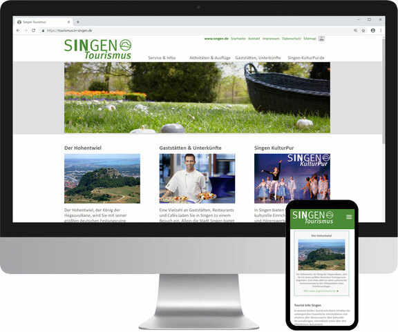 Homepage & Webdesign SingenTourismus